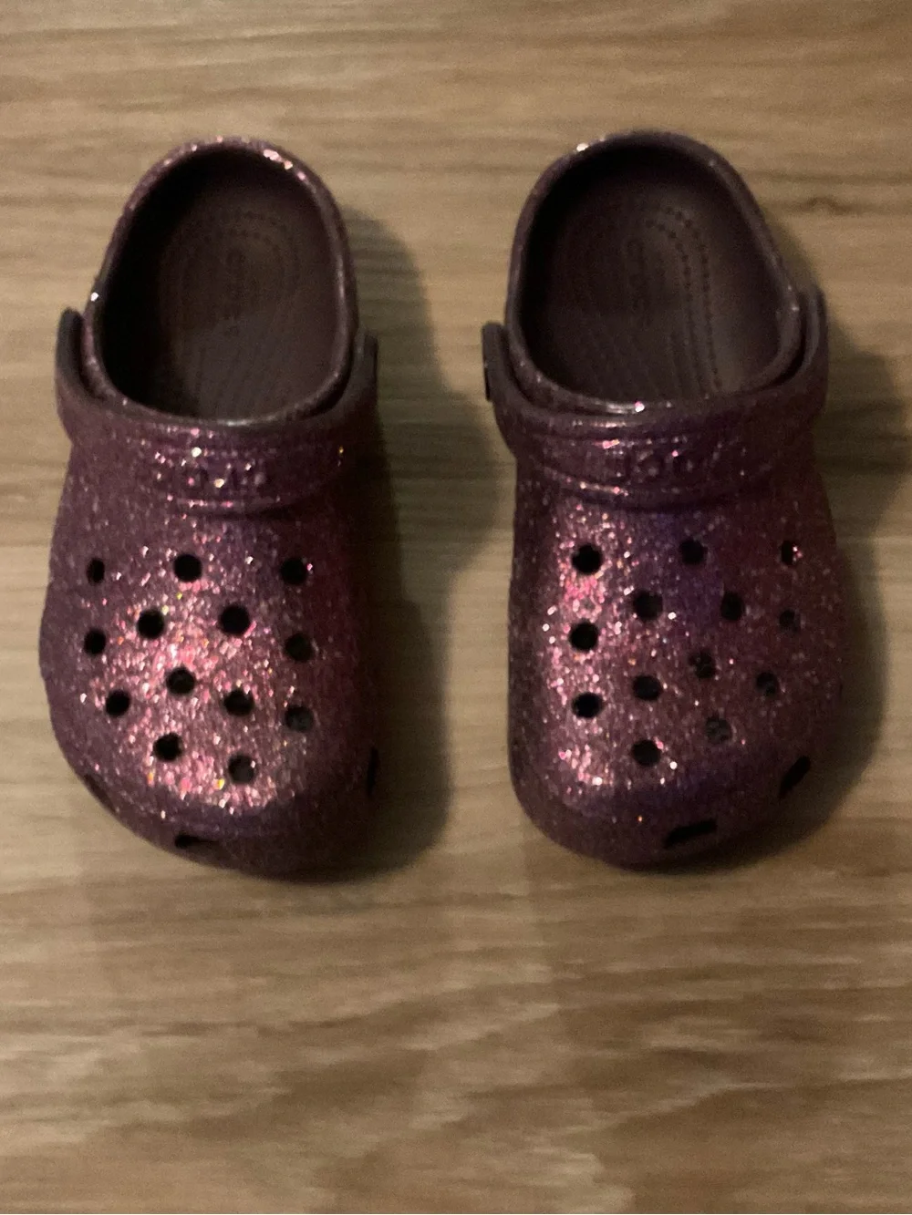 CROCS | Kids Glitter Clogs - Shimmery Purple